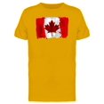 thumbnail image 1 of Grunge Canada Brush Flag Tee Men's -Image by Shutterstock, 1 of 2
