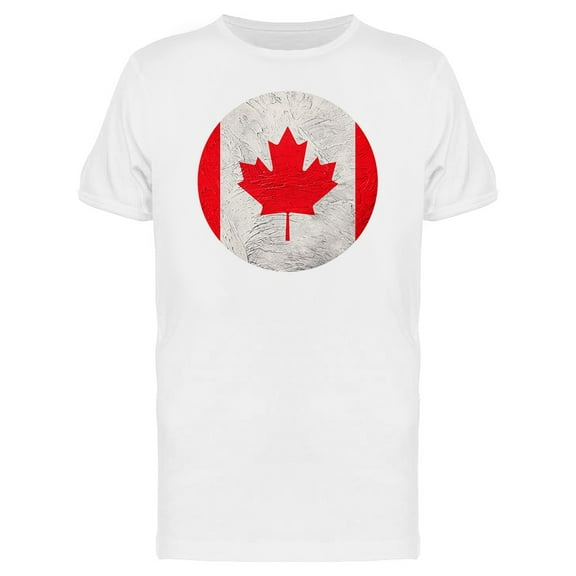 Grunge Canada Flag T-Shirt Men -Image by Shutterstock, Male Large