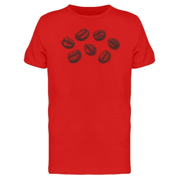 Grunge Coffee Grains Sketch Tee Men's -Image by Shutterstock
