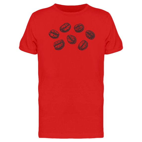 Grunge Coffee Grains Sketch Tee Men's -Image by Shutterstock
