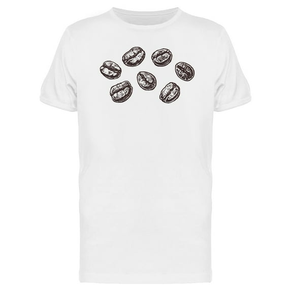 Grunge Coffee Grains Sketch Tee Men's -Image by Shutterstock