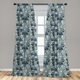thumbnail image 1 of Grunge Curtains 2 Panels Set, Hand Painted Style Triangles and Blots Simple Geometric and Composition, Window Drapes for Living Room Bedroom, 56"W X 63"L, Multicolor, by Ambesonne, 1 of 5