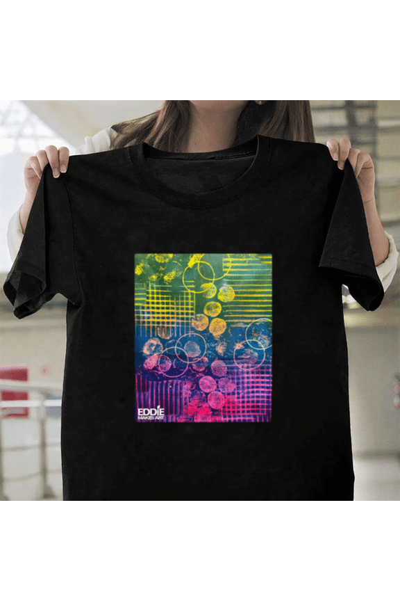 Grunge Distressed Graphic Elements Nineties Alt Rock Aesthetic Unisex T-Shirt, up to size 3XL.