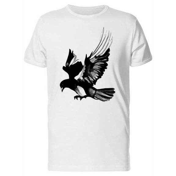 Grunge Dove, Brush Sketch T-Shirt Men -Image by Shutterstock, Male x-Large