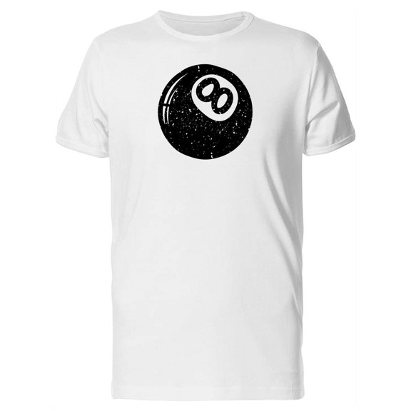 Grunge Eight Ball T-Shirt Men -Image by Shutterstock, Male Small