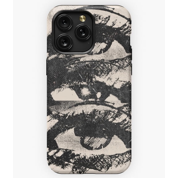 Grunge Eyes BLK Alternative Rock Aesthetic A9960 Phone Case for iPhone 11 to 17 Pro Max