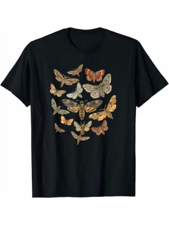 Grunge Fairycore Aesthetic Cottagecore Goth Moth Goblincore T-Shirt, Unisex T-Shirt