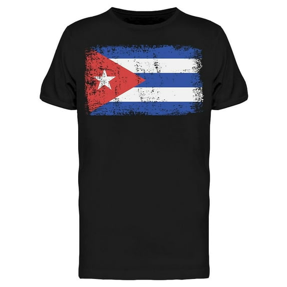 Grunge Flag Of Cuba T-Shirt Men -Image by Shutterstock, Male Large
