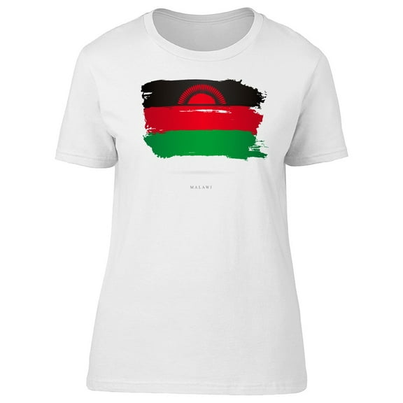 Grunge Flag Of Malawi Watercolor T-Shirt Men -Image by Shutterstock, Male Medium