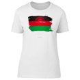 thumbnail image 1 of Grunge Flag Of Malawi Watercolor Tee Men's -Image by Shutterstock, 1 of 4