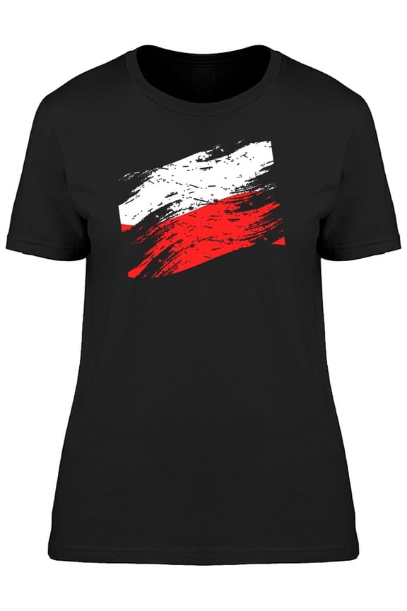 Grunge Flag Of Poland T-Shirt Men -Image by Shutterstock, Male Medium