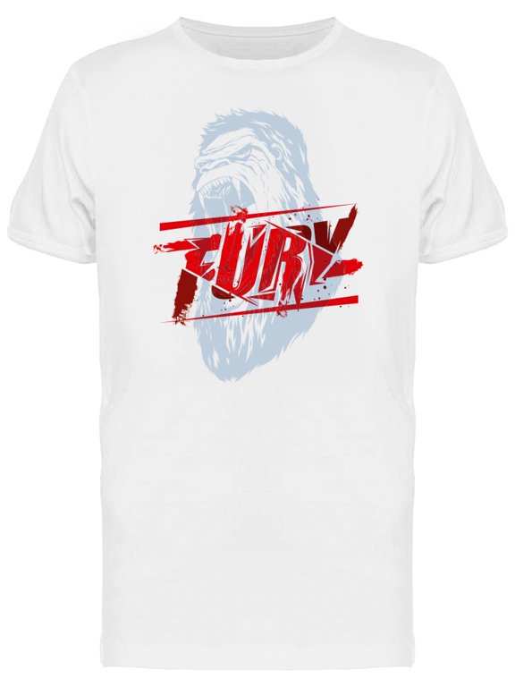 Grunge Fury Quote Monkey Head Tee Men's -Image by Shutterstock