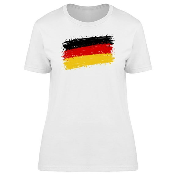 Grunge Germany Brush Flag T-Shirt Men -Image by Shutterstock, Male x-Large