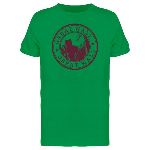 Grunge Great Wall Stamp Tee Men's -Image by Shutterstock