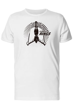Grunge Gymnastic Rings Man T-Shirt Men -Image by Shutterstock, Male x-Large