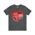 thumbnail image 1 of Grunge Heart Poetry Tee - Rebellious Anti-Valentines Day Tshirt, 1 of 5