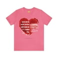 thumbnail image 1 of Grunge Heart Poetry Tee - Rebellious Anti-Valentines Day Tshirt, 1 of 5