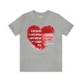 thumbnail image 1 of Grunge Heart Poetry Tee - Rebellious Anti-Valentines Day Tshirt, 1 of 5