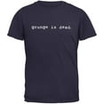 thumbnail image 1 of Grunge Is Dead Inspired By Kurt Cobain Navy Adult T-Shirt - Medium, 1 of 1