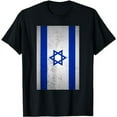 thumbnail image 1 of Grunge Israel Flag Retro Jerusalem Western Asia Israeli Gift T-Shirt, 1 of 5