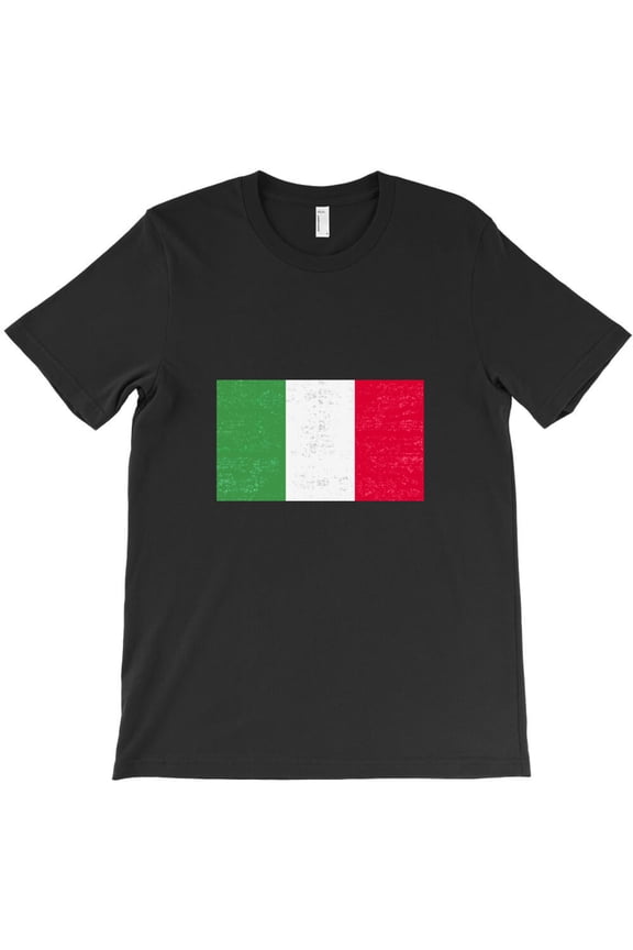 Grunge Italian Flag, Vintage National Pride Graphic Design G19763 Unisex T-Shirt, Up to Size 5XL