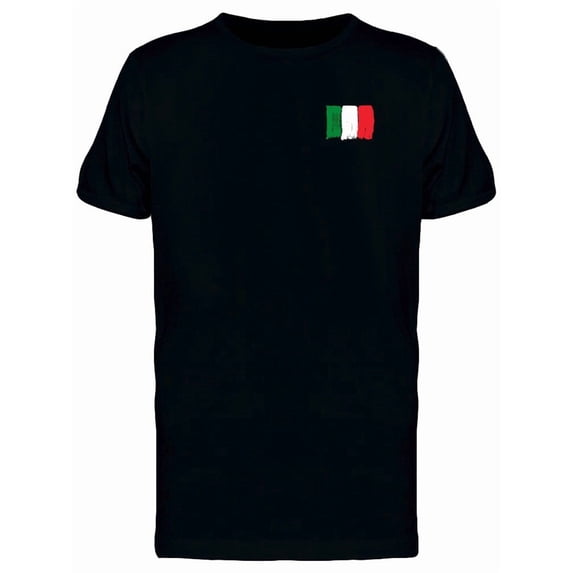 Grunge Italy Flag Doodle Tee Men's -Image by Shutterstock
