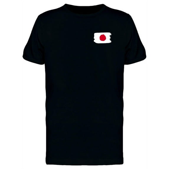 Grunge Japan Flag Doodle T-Shirt Men -Image by Shutterstock, Male Medium