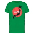 thumbnail image 1 of Grunge Japan Map & Red Sun Flag Tee Men's -Image by Shutterstock, 1 of 1