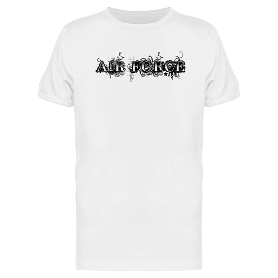 Grunge Lettering Air Force Tee Men's -Image by Shutterstock