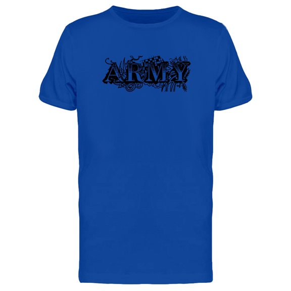 Grunge Lettering Army Tee Men's -Image by Shutterstock
