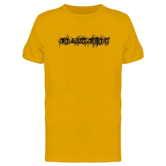 Grunge Lettering Frankfurt T-Shirt Men -Image by Shutterstock, Male Medium