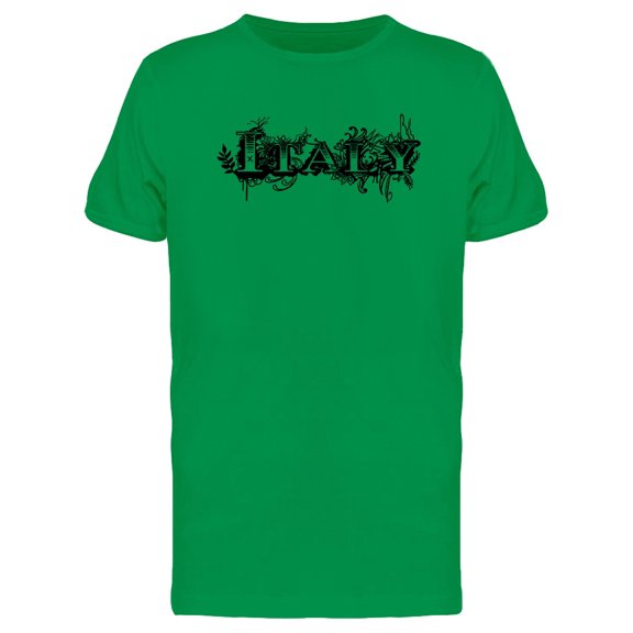 Grunge Lettering Italy Tee Men's -Image by Shutterstock