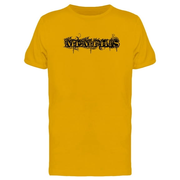 Grunge Lettering Memphis T-Shirt Men -Image by Shutterstock, Male Large