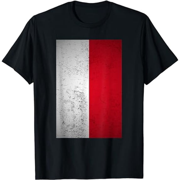 Grunge Monaco Flag Retro Western Europe French Monascan Gift T-Shirt