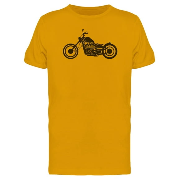 Grunge Motorcycle Silhouette T-Shirt Men -Image by Shutterstock, Male 3X-Large