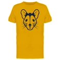 thumbnail image 1 of Grunge Mouse Head Hipster Face Tee Men's -Image by Shutterstock, 1 of 2