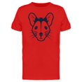 thumbnail image 1 of Grunge Mouse Head Hipster Face T-Shirt Men -Image by Shutterstock, Male Large, 1 of 2