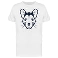 thumbnail image 1 of Grunge Mouse Head Hipster Face Tee Men's -Image by Shutterstock, 1 of 2