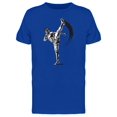 thumbnail image 1 of Grunge Muay Thai Fighter Kick T-Shirt Men -Image by Shutterstock, Male 3X-Large, 1 of 2
