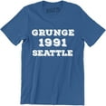 thumbnail image 1 of Grunge Music 1991 Seattle - Washington Tacoma Funny 90s Men's T-Shirt, 1 of 4