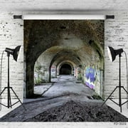 Grunge Path Corridor Art Graffiti Scenery Backdrops Photocall Young Portrait Photography Backgrounds For Photo Studio Props