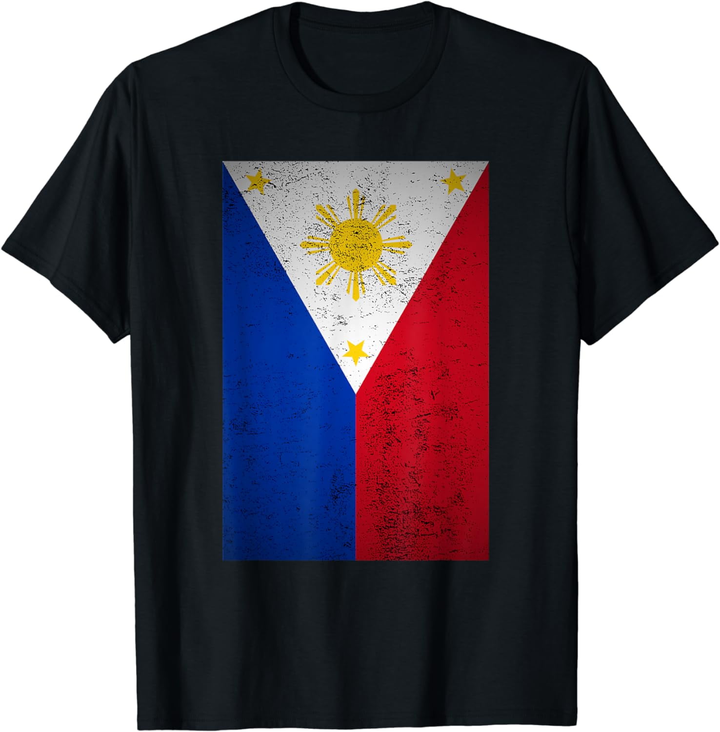 Grunge Philippines Flag Vintage Asia Manila Filipino Gift TShirt