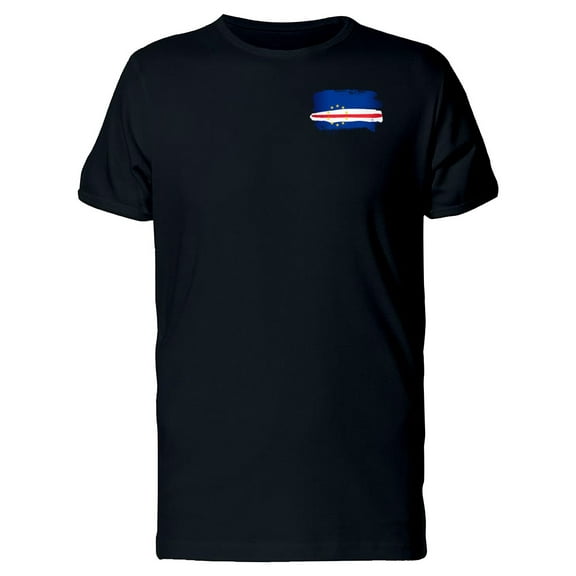 Grunge Pocket Flag Of Cape Verde T-Shirt Men -Image by Shutterstock, Male Medium