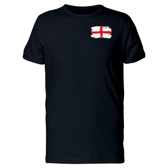 Grunge Pocket Flag Of England T-Shirt Men -Image by Shutterstock, Male Large