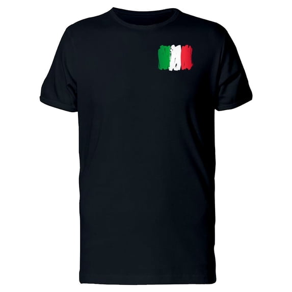 Grunge Pocket Flag Of Italy Tee Men's -Image by Shutterstock