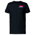 thumbnail image 1 of Grunge Pocket Flag Of Kiribati T-Shirt Men -Image by Shutterstock, Male Small, 1 of 2