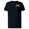 thumbnail image 1 of Grunge Pocket Flag Of Malaysia Tee Men's -Image by Shutterstock, 1 of 2