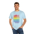 thumbnail image 1 of Grunge Pride: Rainbow Flag Comfort Colors 1717 T-Shirt Tee, 1 of 3