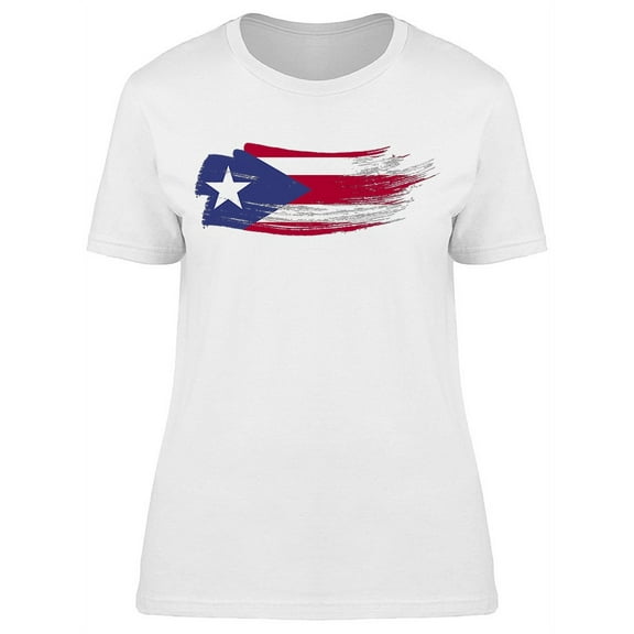 Grunge Puerto Rico T-Shirt Women -Image by Shutterstock, Female XX-Large