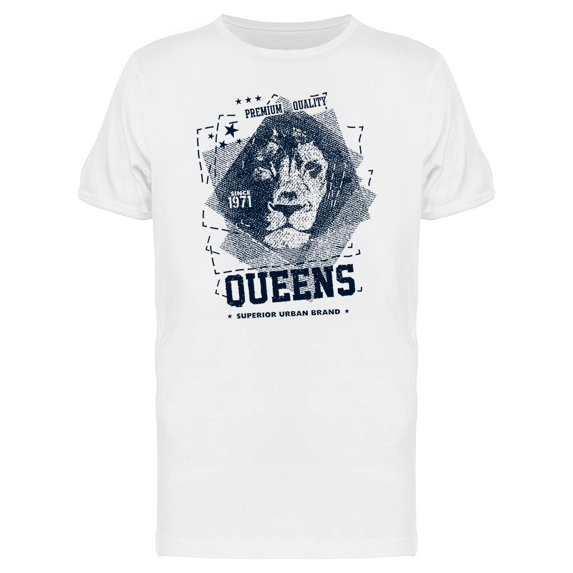 Grunge Queens Lion Tee Men's -Image by Shutterstock